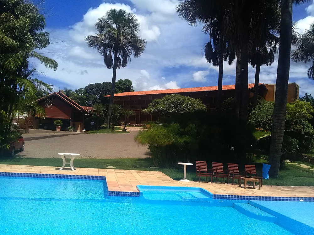 Área da piscina